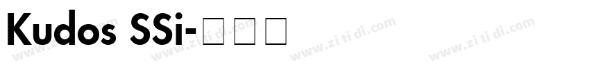 Kudos SSi字体转换